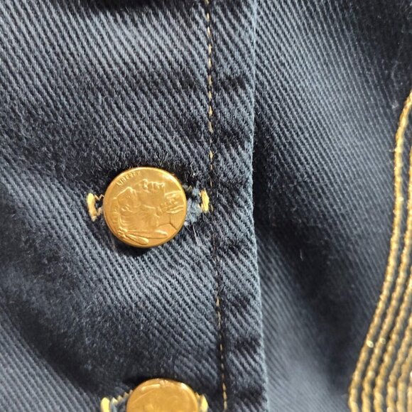 Vintage Outrageous Denim Vest and Pant Suit Women's 7/8 ! Read Description ! - Picture 10 of 13